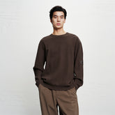 Men's Patch-Detail Pullover Sweater